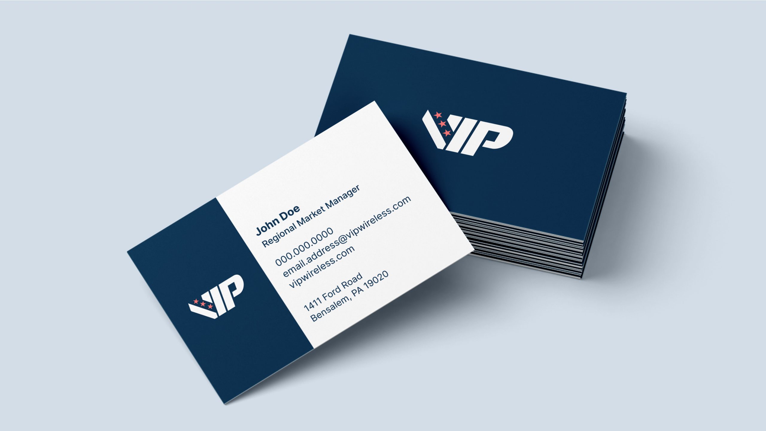 VIP Wireless Business Cards
