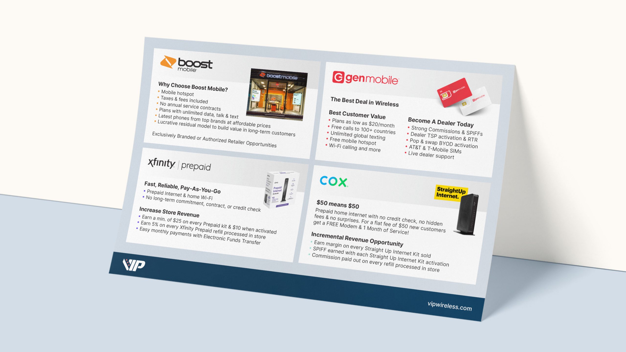 VIP Wireless Half Page Flyer