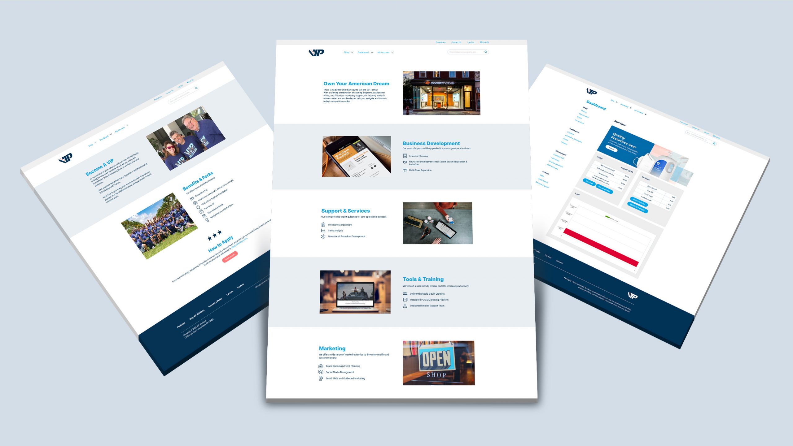 VIP Wireless Website